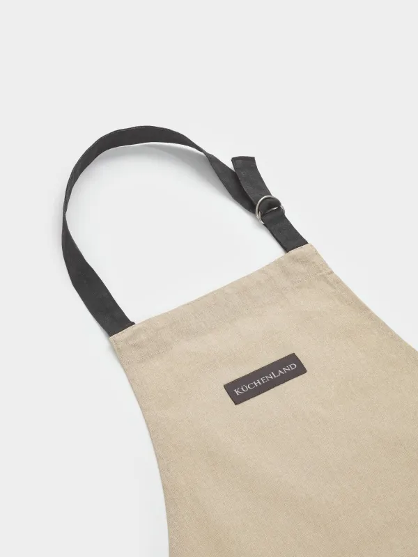 Фартук, 70х85 см, хлопок, песочный, Кухонный уголок, Kitchen art, image-3