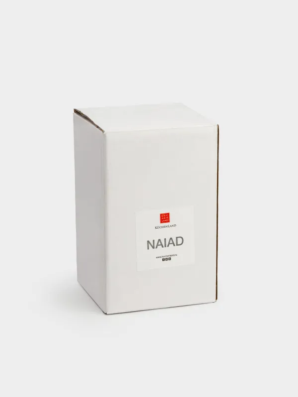 Подсвечник, 14 см, для одной свечи, на ножке, стекло, Naiad, image-4