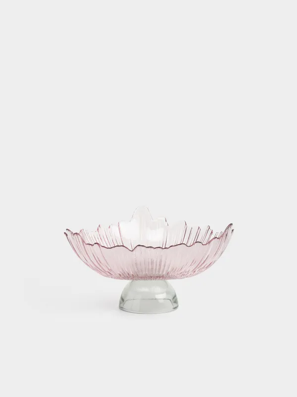 Ваза для фруктов, 30х16 см, Зеленая ножка, Verge, image-0