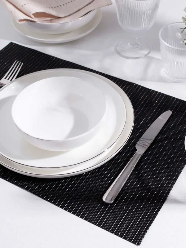 Салфетка под приборы, 30х45 см, Золотистая нить, Solid, image-5