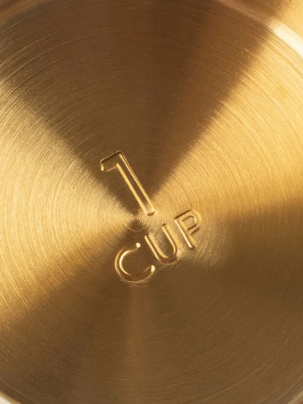 Ложка мерная, 250 мл, сталь, золотистая, Device gold, image-4