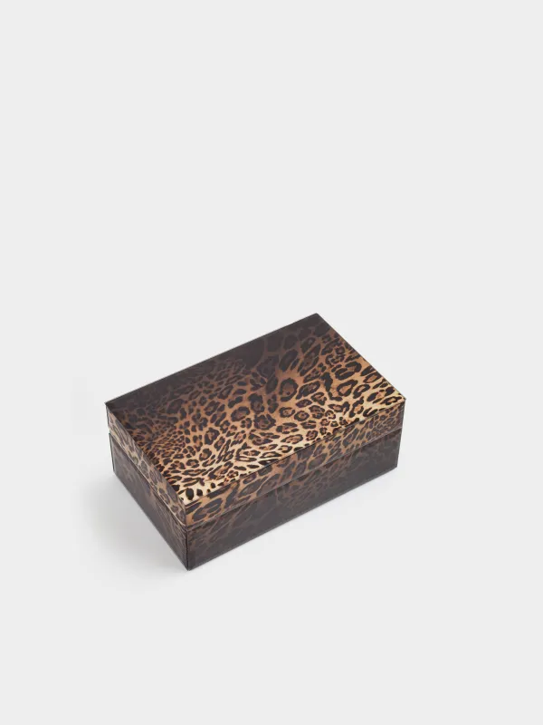 Шкатулка для украшений, 21х13 см, Леопард, Leopard, image-3