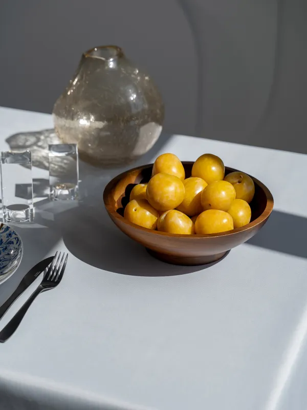 Скатерть, 160х160 см, полиэстер, белая, Линии, Trim gold, image-2