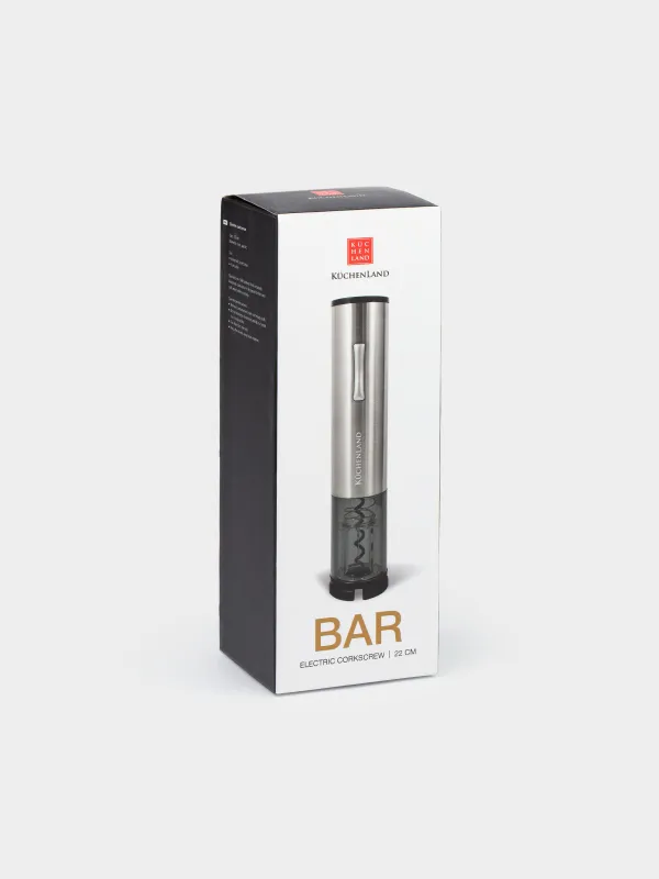 Штопор электрический, 22 см, с резаком для фольги, LED B, Bar, image-7