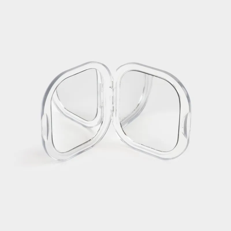 Зеркало карманное, 7х7 см, двустороннее, пластик, Messa, image-5