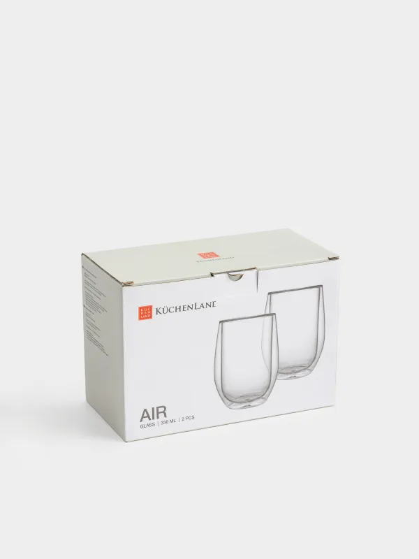 Стакан, 12 см, 330 мл, 2 шт, стекло Б, Air, image-4