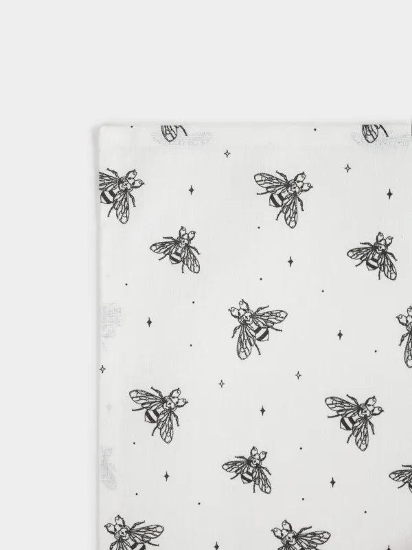 Полотенце кухонное, 40х60 см, хлопок, белое, Пчелы, Honey, image-1