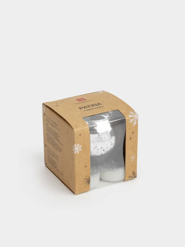 Свеча ароматическая, чайная, 4 см, 4 шт, с подсвечником, Patina, image-4