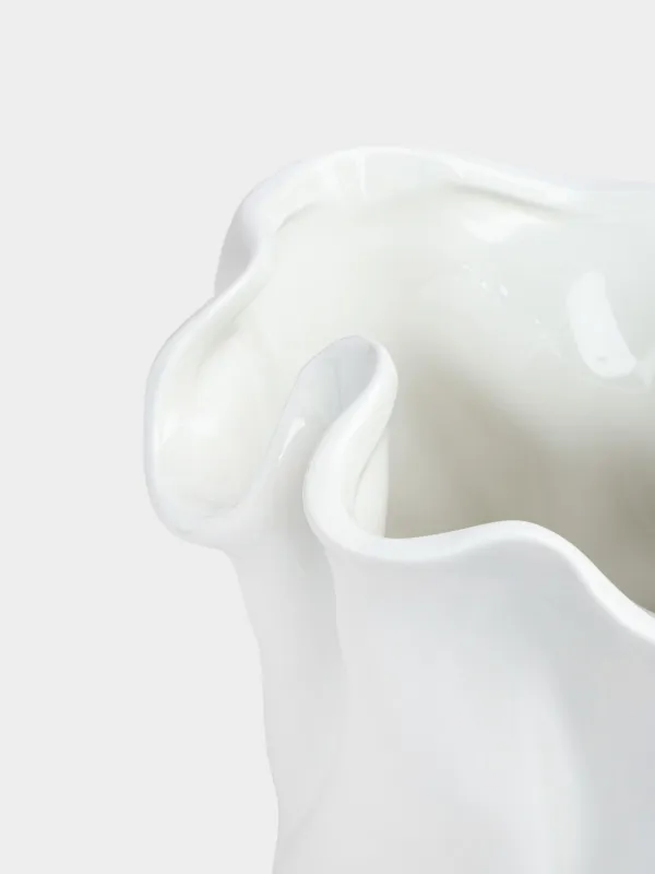 Ваза для цветов, 20 см, Мятый эффект, Crumple, image-3