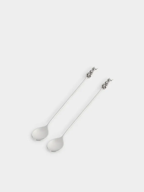 Ложка десертная, 20 см, 2 шт, сталь, Кролик, Rabbit silver, image-2