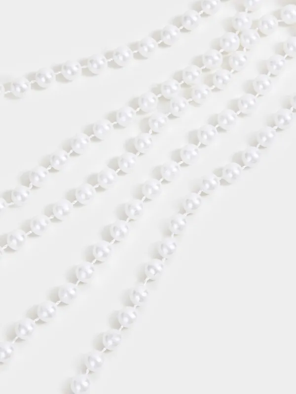 Украшение декоративное, 40 см, подвесное, акрил/пластик, Белый жемчуг, Balls decor, image-2