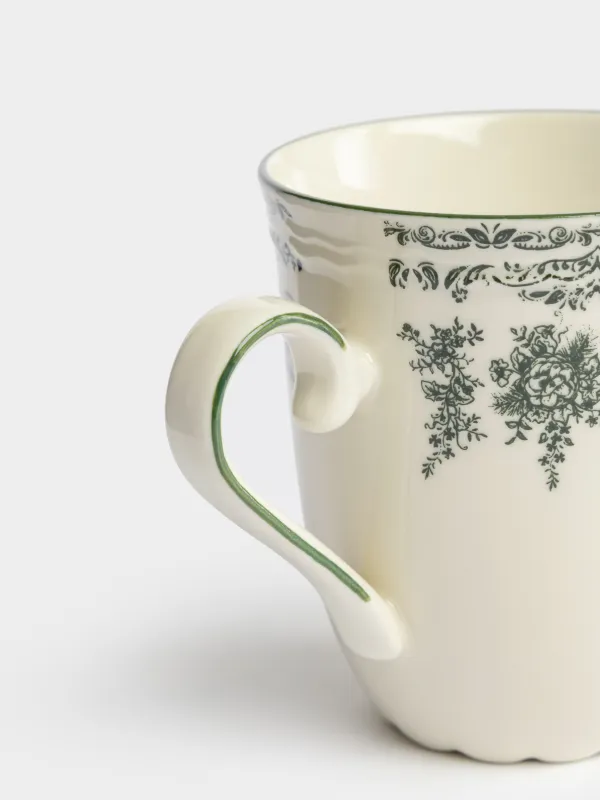 Кружка, 430 мл, Зеленые шишки, Conifer lace, image-3