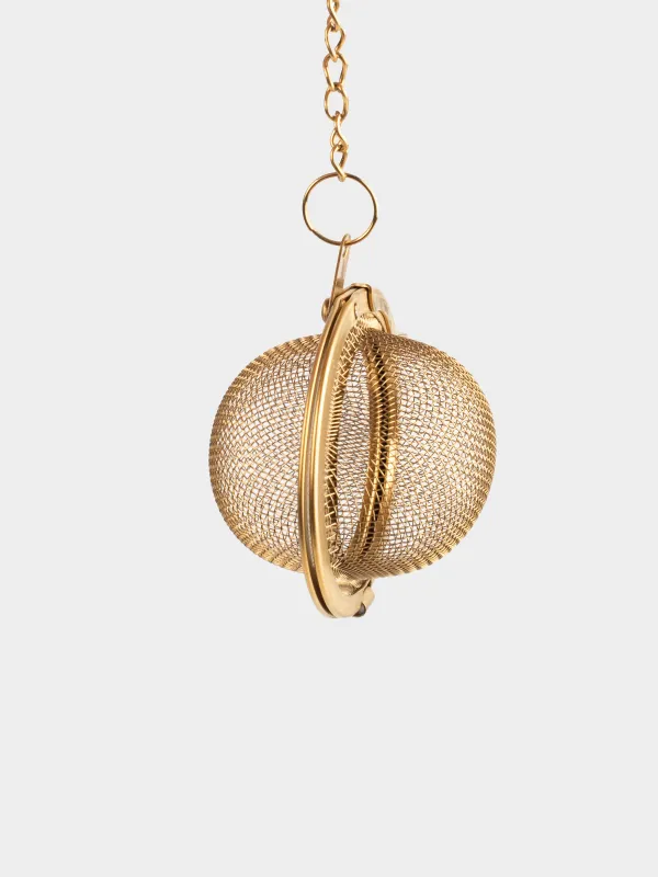 Сито для заваривания чая, 5 см, полирезин/металл, золотистое, Пчела, Honey, image-2