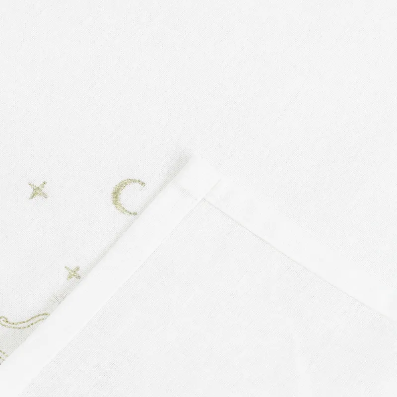 Полотенце кухонное, 40х60 см, хлопок, белое, Золотистые дома, Snow sparks, image-3