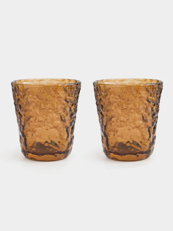 Стакан, 10 см, 280 мл, 2 шт, стекло Р, коричневый, Frozen, image-0