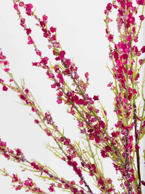 Ветка декоративная, 90 см, полиэстер/металл, Розовая гениста, Flower garden, image-3