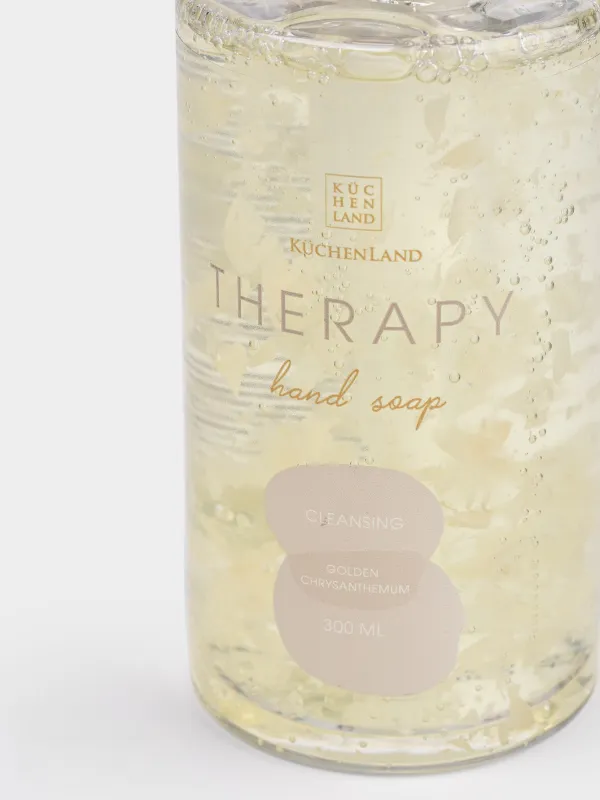 Мыло жидкое для рук, 300 мл, с цветами, Golden chrysanthemum, Therapy, image-2