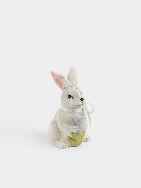 Емкость для соли или перца, 10 см, Кролик с цветком, Easter, image-1