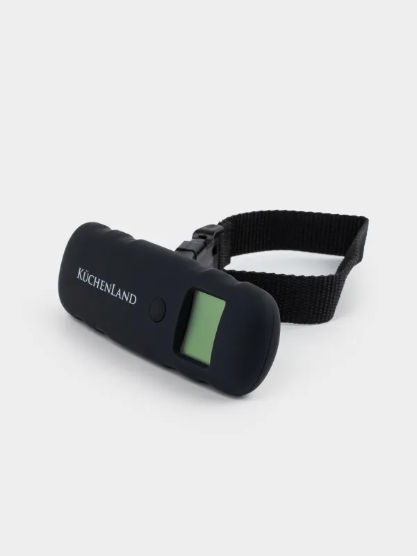 Весы для багажа, 12 см, электронные, пластик, черные, Travel, image-4