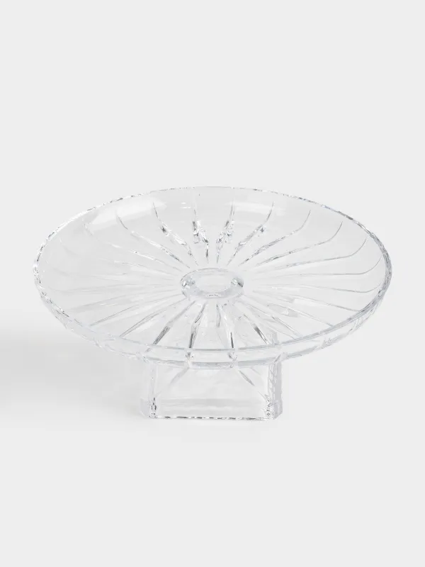Блюдо на ножке, 31х12 см, стекло Р, Glare, image-1
