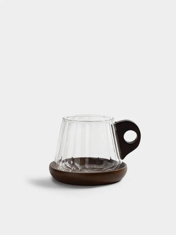 Кружка, 440 мл, на подставке, Camellia wood, image-0