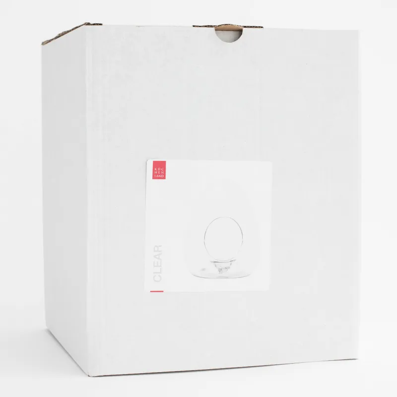 Конфетница, 19х23 см, стекло, Яйцо, Clear, image-5