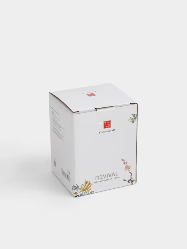 Емкость для хранения, 9x13 см, 380 мл, фарфор N, бело-золотистая, Кинцуги, Revival, image-5