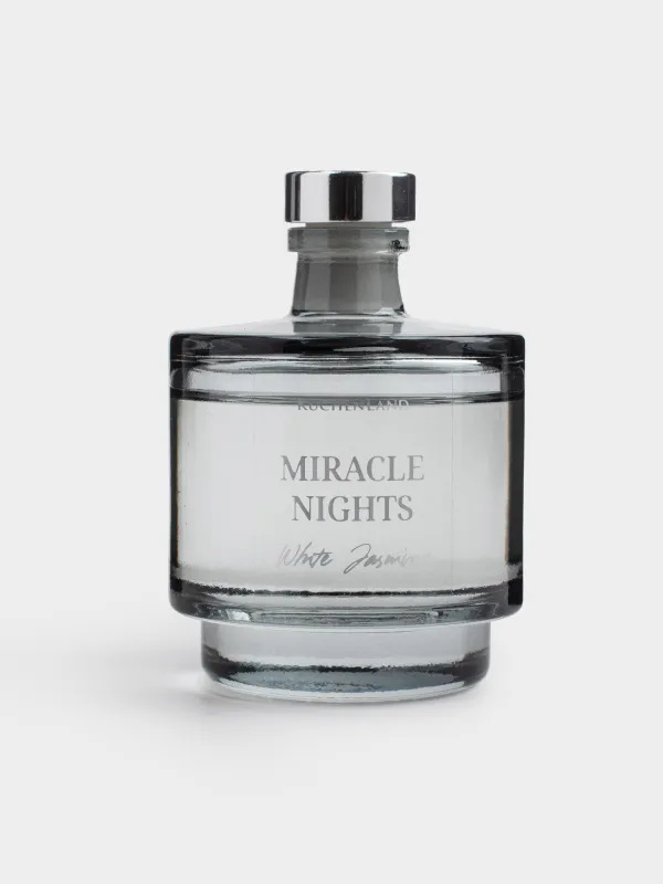 Ароматический диффузор, 90 мл, серый, White Jasmine, Miracle nights, image-4