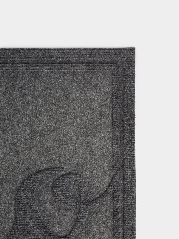 Коврик придверный, 45х75 см, полипропилен/ПВХ, серый, Hello, Home deco, image-2