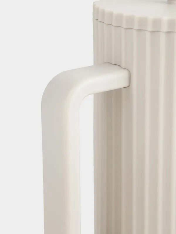 Френч-пресс, 1 л, стекло Б/сталь, бежевый, Ketto, image-4