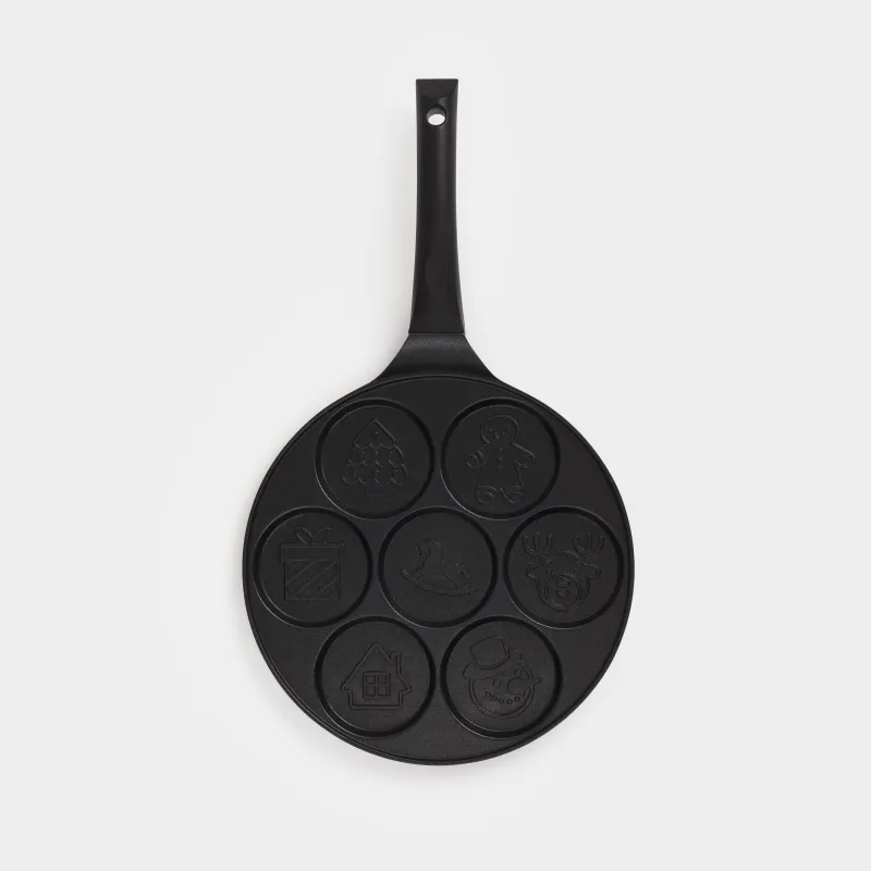 Сковорода для яиц и оладий, 26 см, 7 отд, с покрытием, алюминий, Новогодние атрибуты, Action, image-3