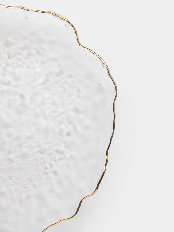 Блюдо, 26 см, с золотистым кантом, Nautilus gold, image-5