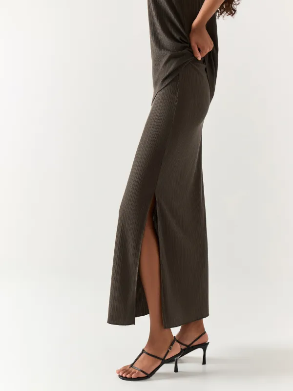 Юбка женская, с разрезом, Amitta, image-3