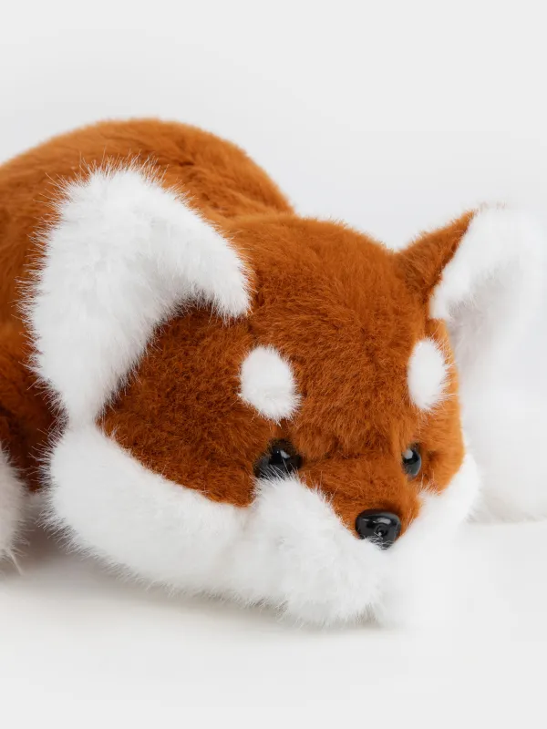 Игрушка, 46 см, мягкая, полиэстер, оранжево-белая, Лиса, Forest animals, image-4