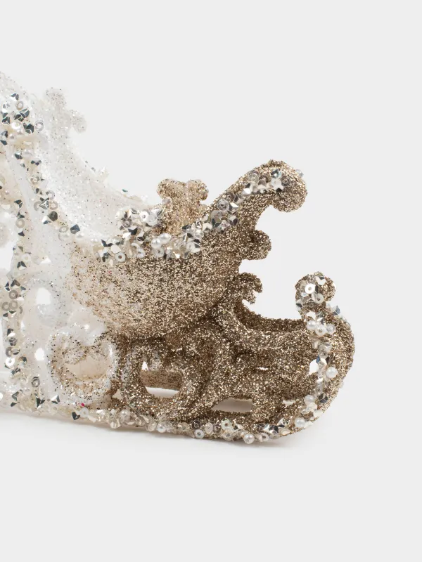 Игрушка елочная, 10 см, Сани, Figure sparkle, image-1