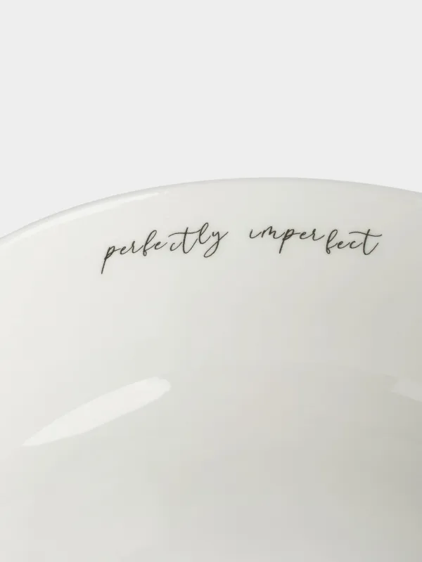 Салатник, 16х6 см, 700 мл, фарфор N, Серые цветы, Watercolor, image-2