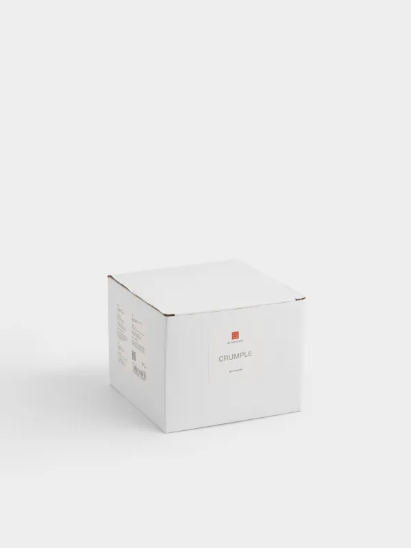 Емкость для хранения, 13х10 см, 500 мл, с подвеской, фарфор P, молочная, Мятый эффект, Crumple, image-6