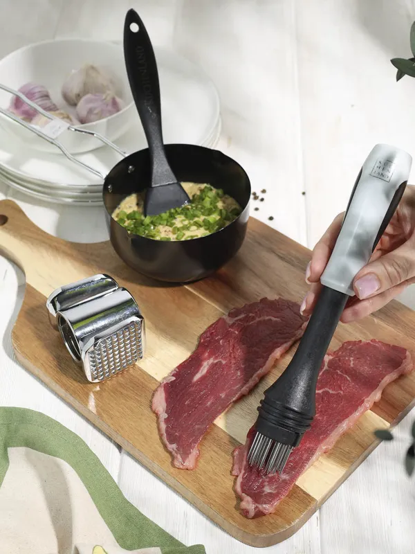 Молоток для отбивания мяса, 23 см, с тендерайзером, серый, Grinding, image-5