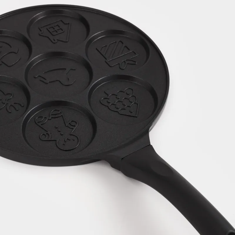 Сковорода для яиц и оладий, 26 см, 7 отд, с покрытием, алюминий, Новогодние атрибуты, Action, image-6