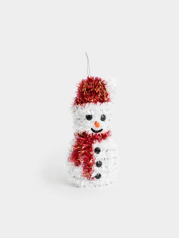 Игрушка елочная, 16 см, Снеговик, Tinsel christmas, image-0