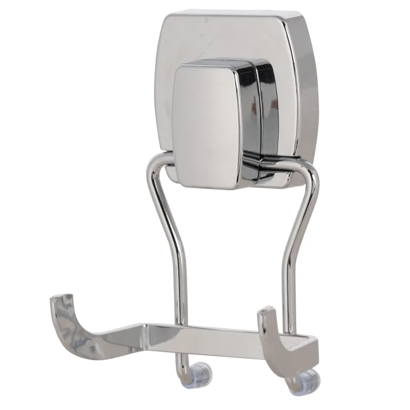 Крючок, 13х9 см, 2 отд, на вакуумной присоске, металл/пластик, Method, image-1