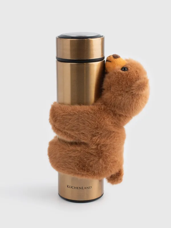 Термос с игрушкой-браслетом, Classic gold, image-0