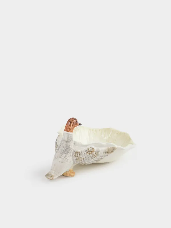 Блюдо глубокое, 20х14х3 см, Утка и лист, Duck, image-2