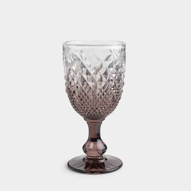 Бокал-кубок для вина, 300 мл, стекло Р, коричневый градиент, Veneto color