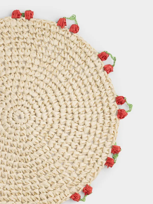Салфетка под приборы, 38 см, Вишни, Braided, image-1