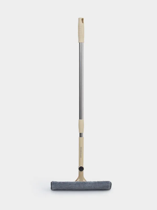 Швабра для мытья окон, бежевая, Clean, image-1