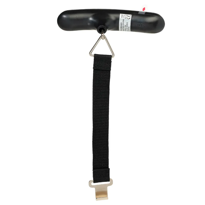 Весы для багажа, 15 см, электронные, пластик/металл, серебристо-черные, Travel, image-1