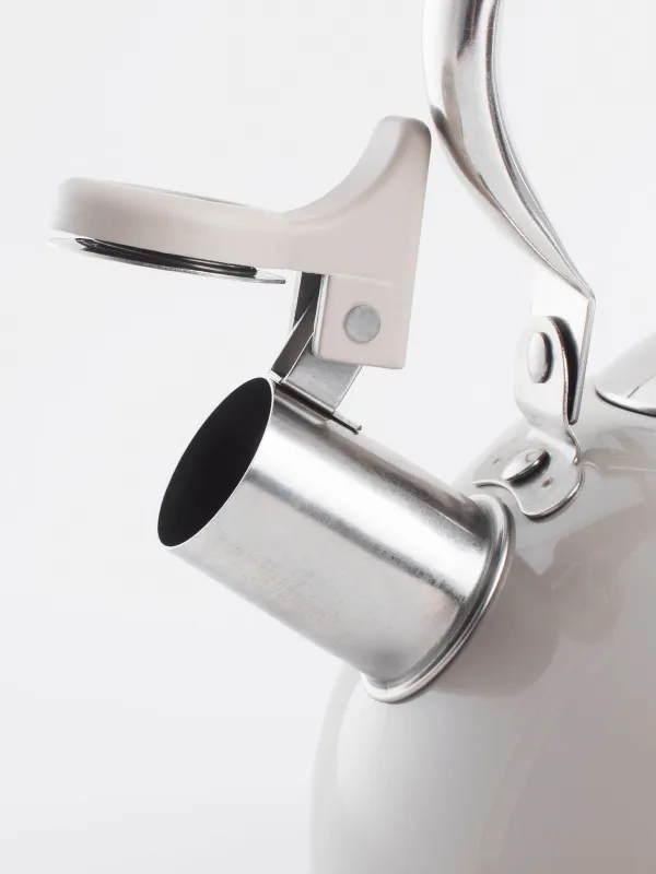 Чайник, 2,7 л, cо свистком, сталь, серый, Whistle, image-2