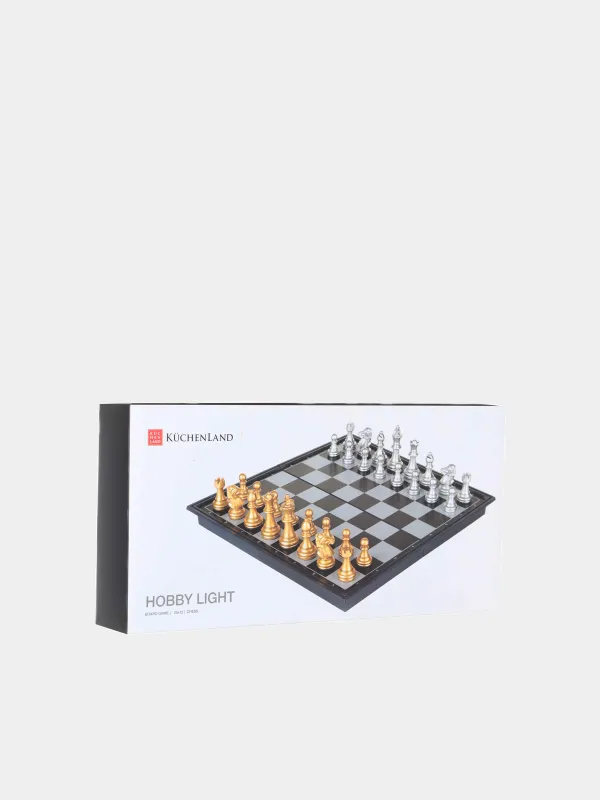 Игра настольная, 25х12 см, шахматы дорожные, Hobby light, image-4