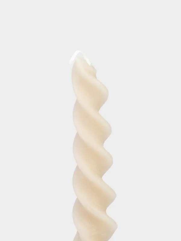 Свеча, 20 см, тонкая, Спираль, Spiral shape, image-1